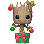 POP! Marvel: Holiday Groot with/ Lights & Ornaments #399